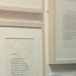 Framed Poems, 2011