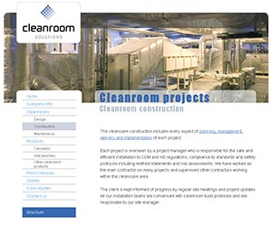 Cleanroom Solutions screenshot