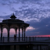 Alone in the Birdcage at Sunset