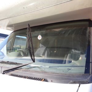 Swift Sundance motorhome windscreen wiper vandalised